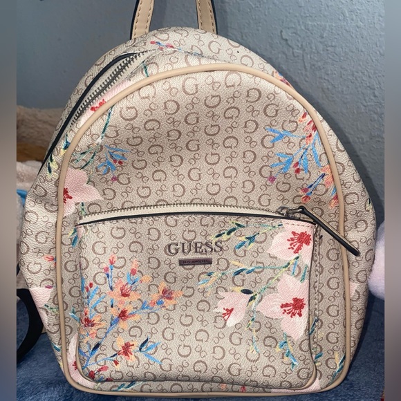 Guess flower nude mini backpack - Picture 2 of 3